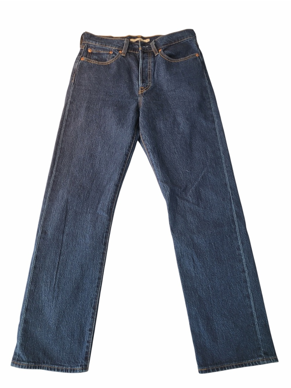 ✅ Levi's Premium Denim Women's Dark Blue Wedgie Straight Jeans size 27